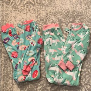 Bundle of footless PJs